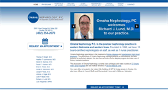 Desktop Screenshot of omahanephrology.com